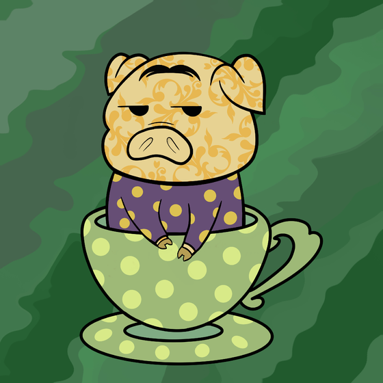 Lucky Teacup Piggy Club #840