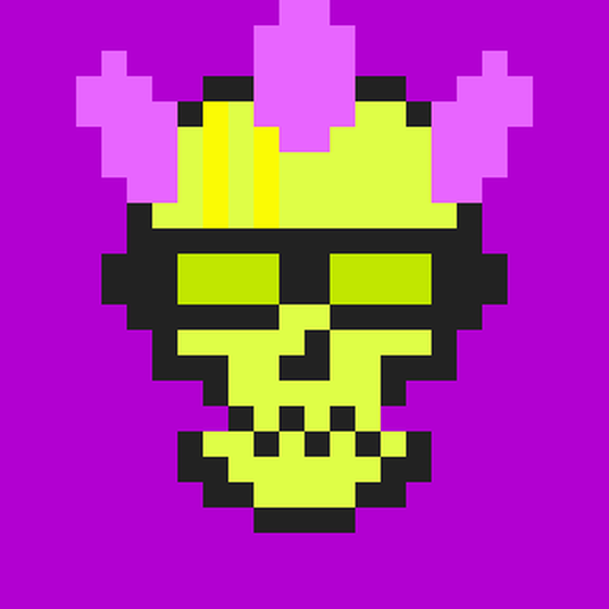 Cyber CryptoSkull #194