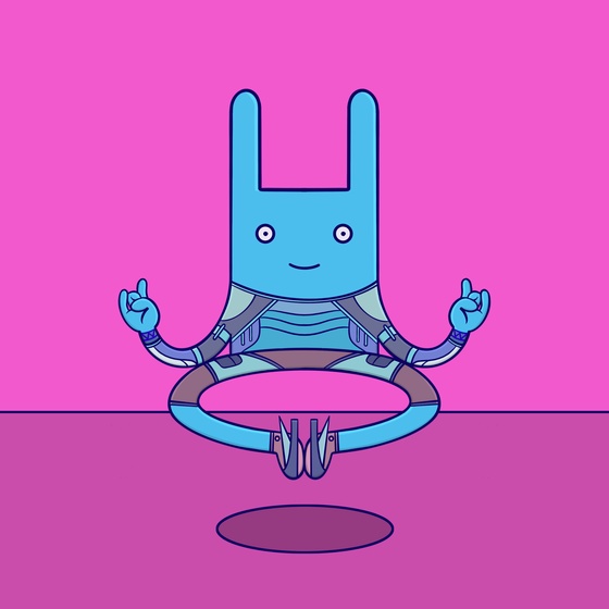 Meditation Rabbit #124