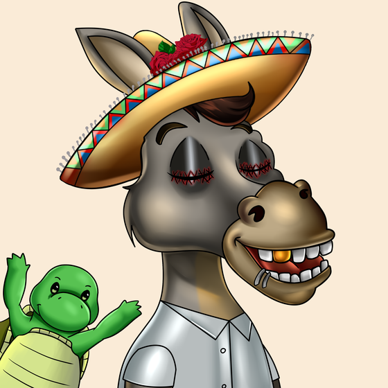 Sombrero Donkey #1501