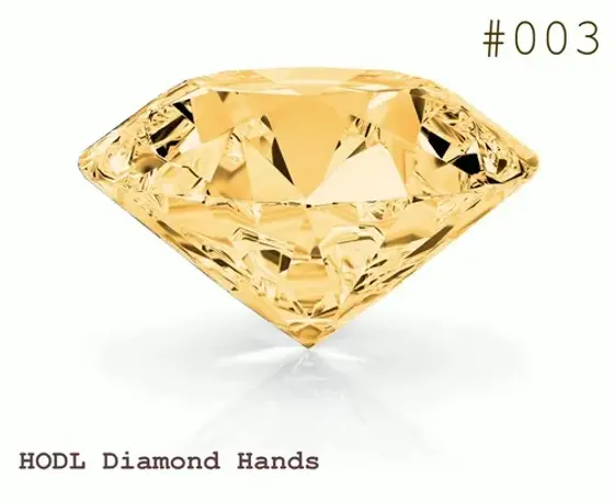 HODL Diamond Hands #003 - Bronze