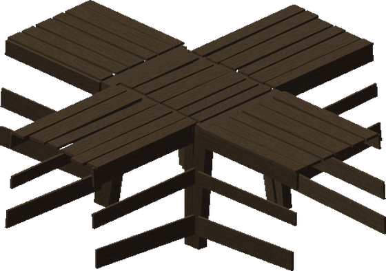 Wooden Tunnel Cross-Section