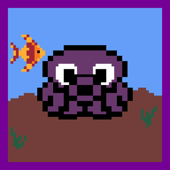 Pixel Squid #1418