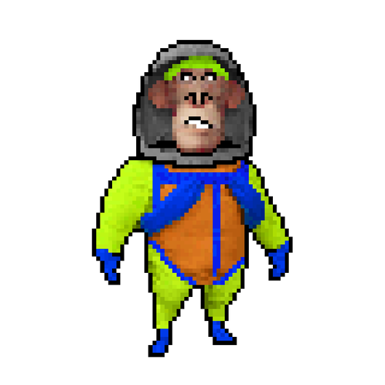 Pixel Radioactive Ape #711