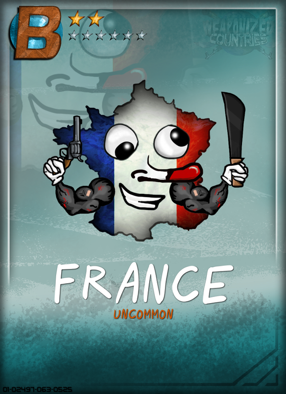 Weaponized Countries #2497 France