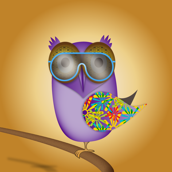 Groovy Owl #1109