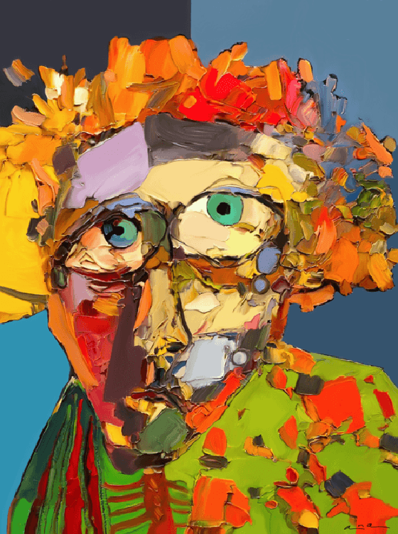 Expressionist Portrait #12