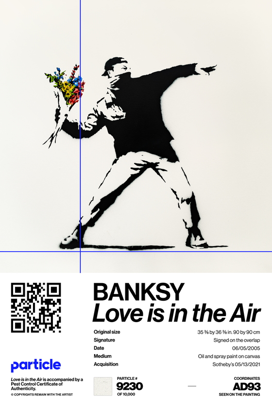 Banksy | Love Is In The Air #9230