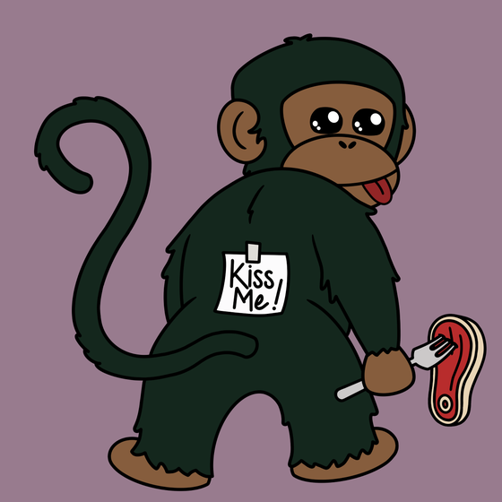 Kiss Me Monkey #1568