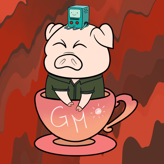 Lucky Teacup Piggy Club #1002