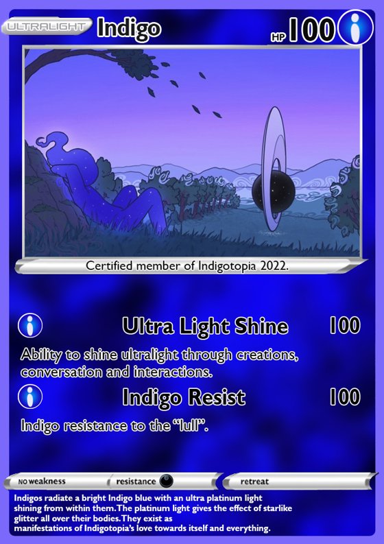 Indigo Token #7/100