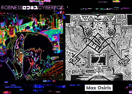 ROBNESS CYBERPOP / MAX OSIRIS (CRYPTO ART 'SPLIT') SHAREWARE ART