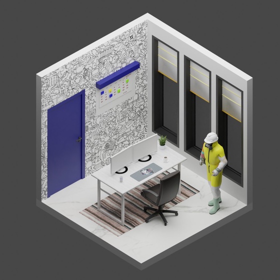 3D Room #3761