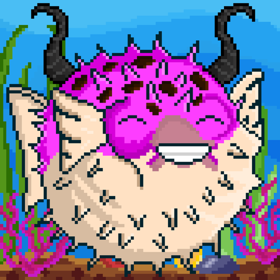 Puffer Pixel Fish #160