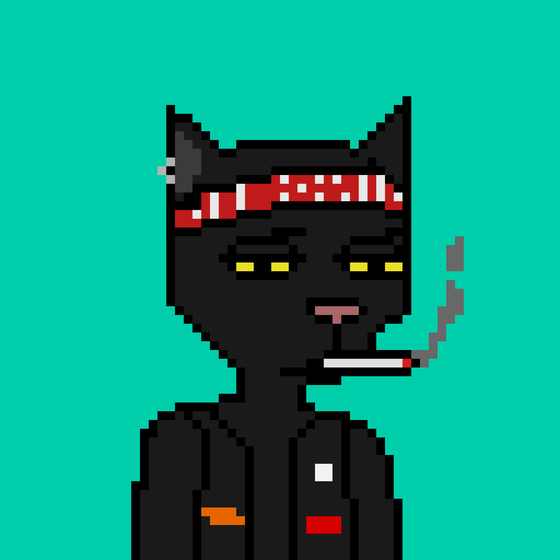 Pixel Cat Gang #69