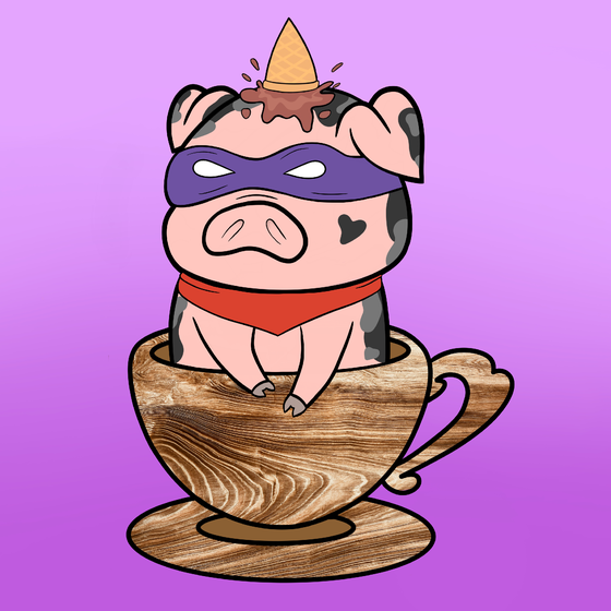 Lucky Teacup Piggy Club #965