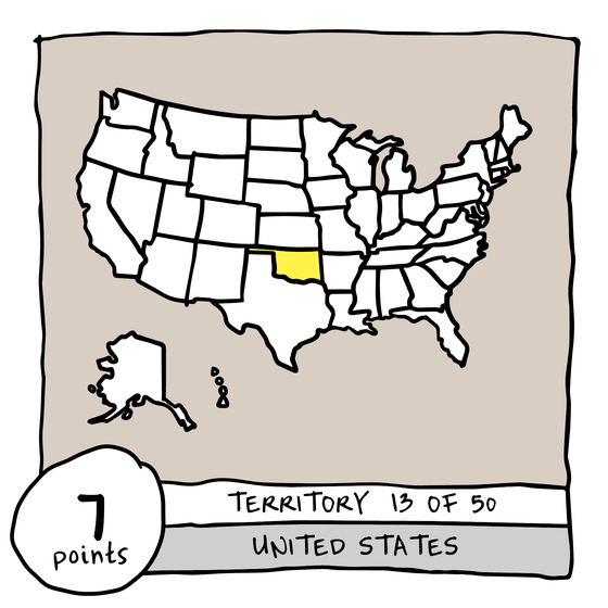 Territory 13/50 - United States (Oklahoma)