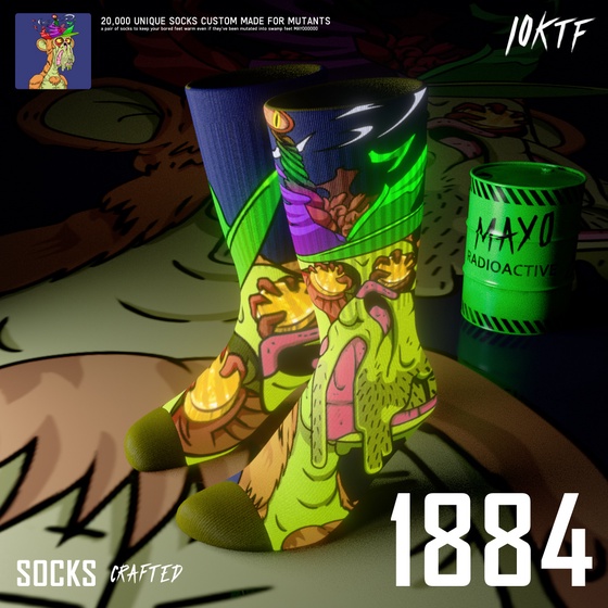 Mutant Crew Socks #1884