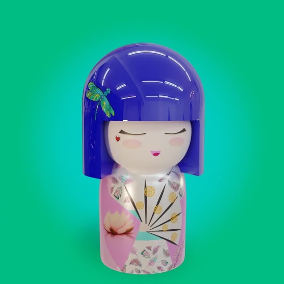 Kokeshi Momoe #1493