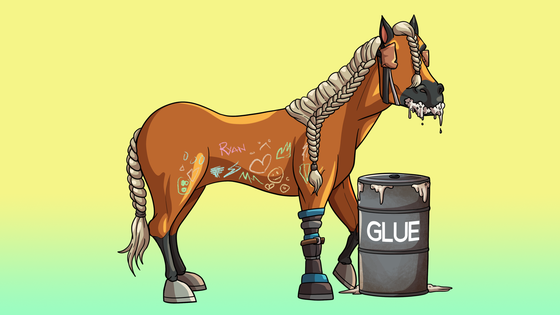 Glue Factory Horse #628