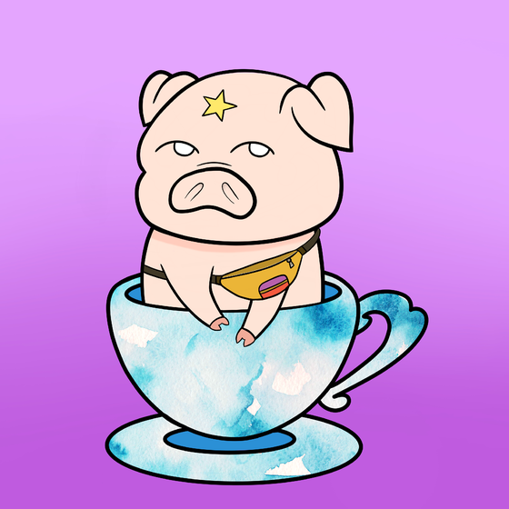 Lucky Teacup Piggy Club #142