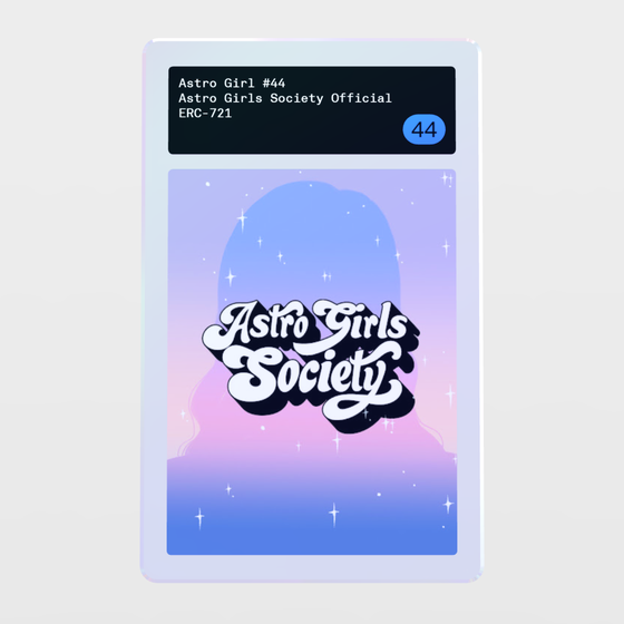 Minter Token - Astro Girls Society Official #44