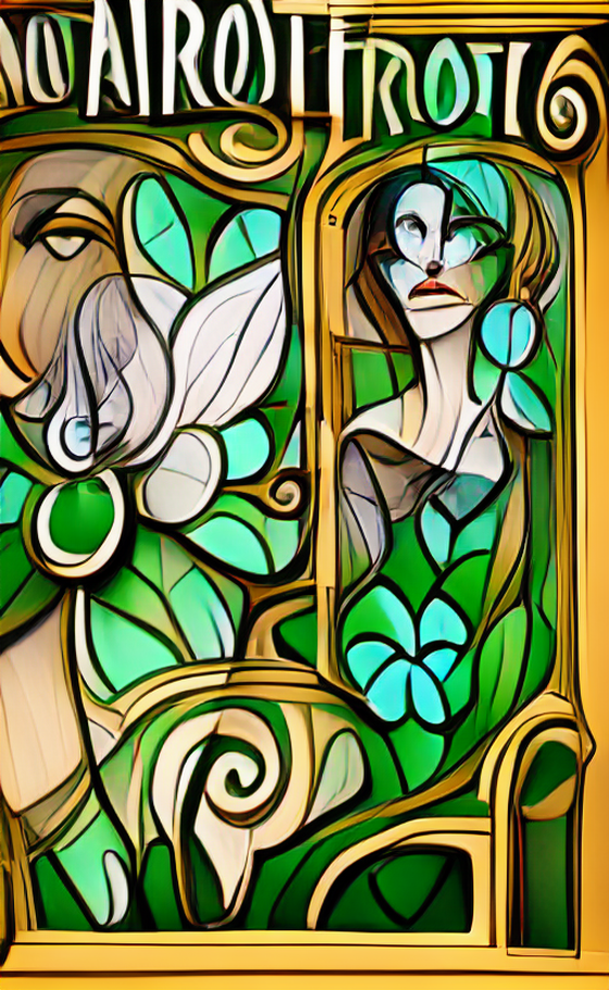 Art Nouveau Portrait 5