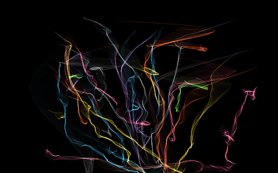 Generative random abstract art