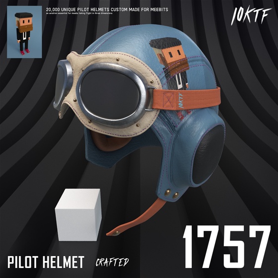 Meebit Pilot Helmet #1757