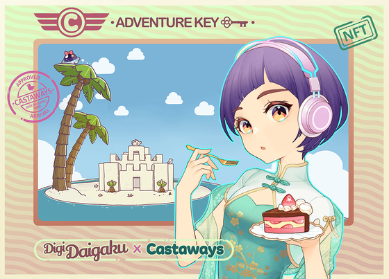 DigiDaigaku Genesis Adventure Key Castaways #205 - Leah