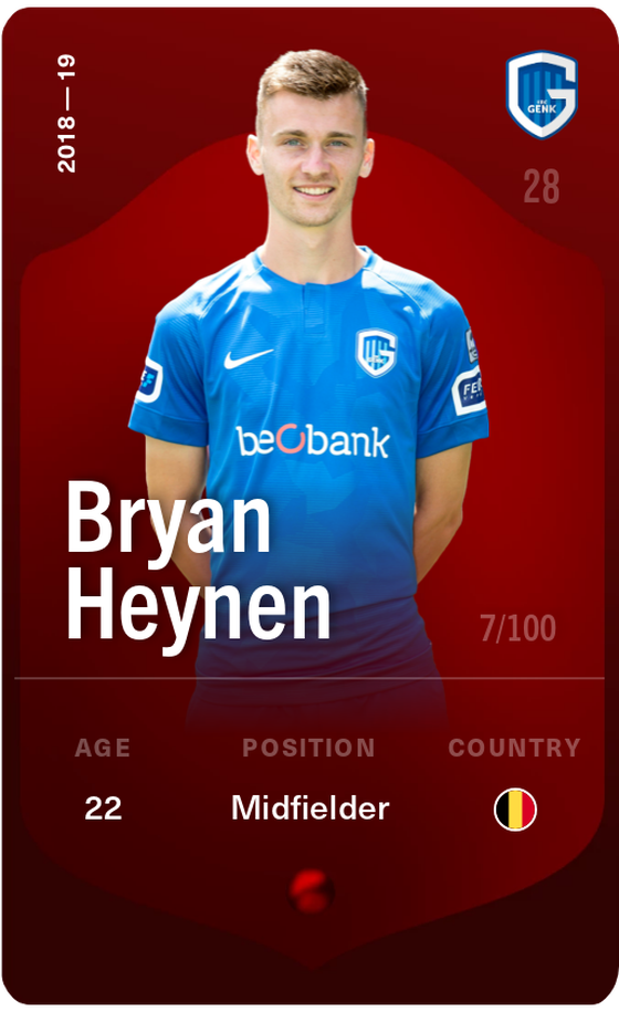 Bryan Heynen 2018-19 • Rare 7/100