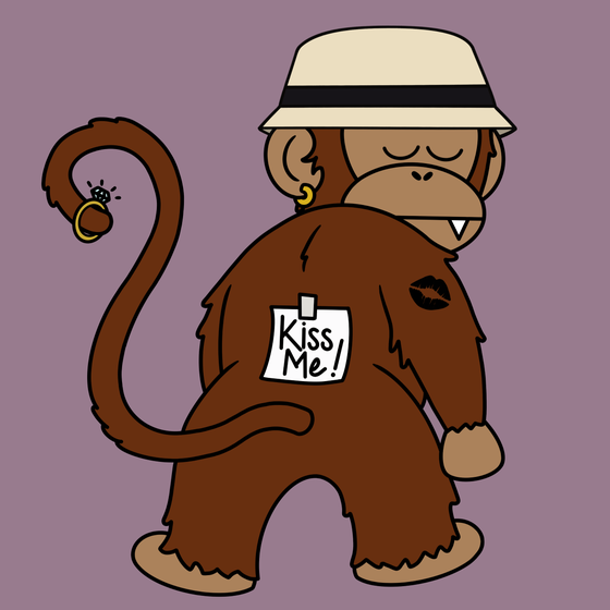 Kiss Me Monkey #6103