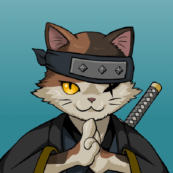 CryptoNinja PFP #021　猫又- Nekomata