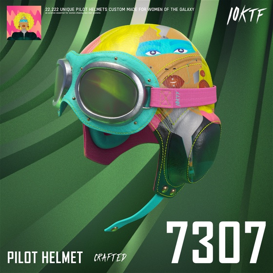 Galaxy Pilot Helmet #7307