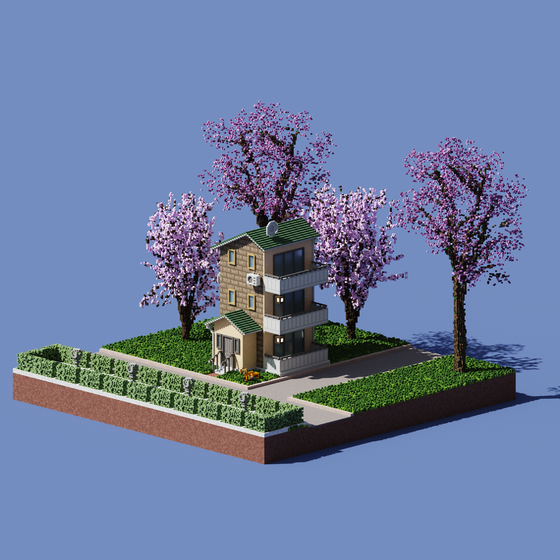 Voxel Universe Plot #310