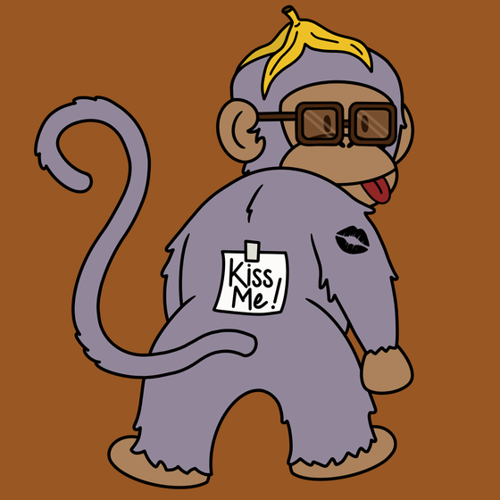 Kiss Me Monkey #2095