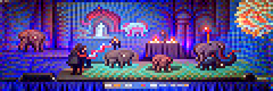 #274 The elephants are performing the summoning of a demon