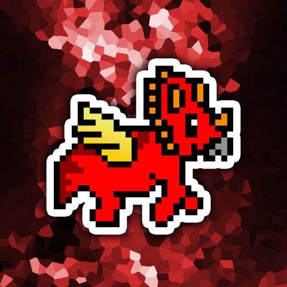 PixelSaurus Tri #0645 [Legendary]