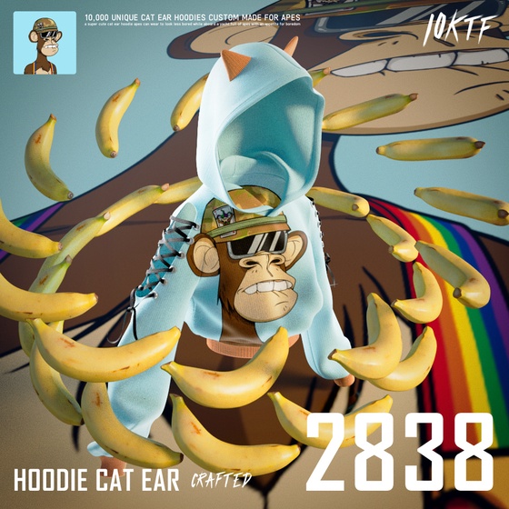 Ape Cat Ear Hoodie #2838