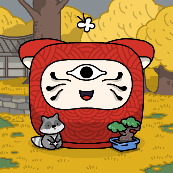 Neko Daruma #193