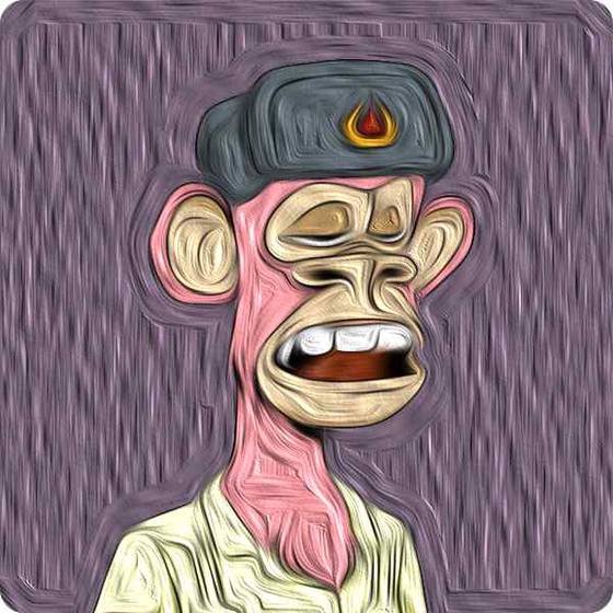 Bored Ape Painting #673