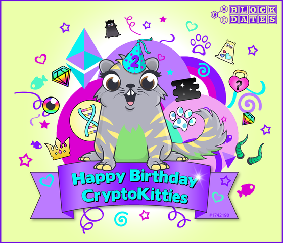 Happy Birthday CryptoKitties!