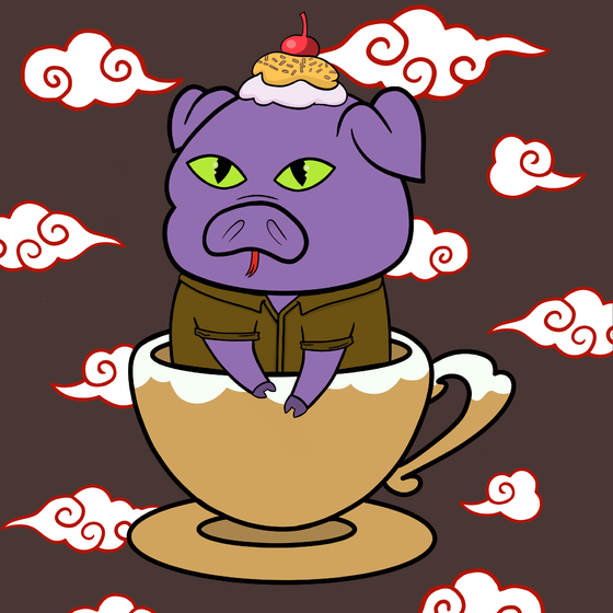 Lucky Teacup Piggy Club #2205