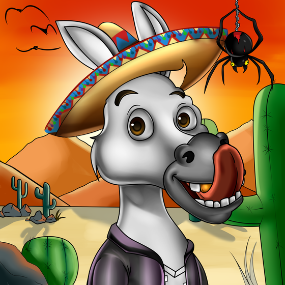 Sombrero Donkey #1466