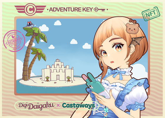 DigiDaigaku Genesis Adventure Key Castaways #135 - Tomoyo