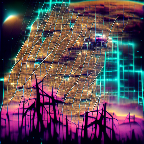 Cyberpunk Landscape 5