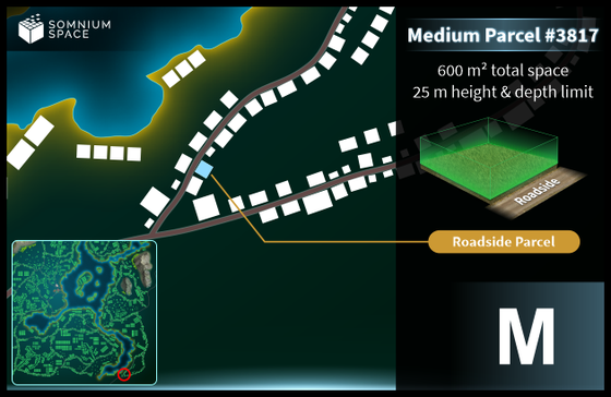 Medium #3817 (M) parcel in Somnium Space