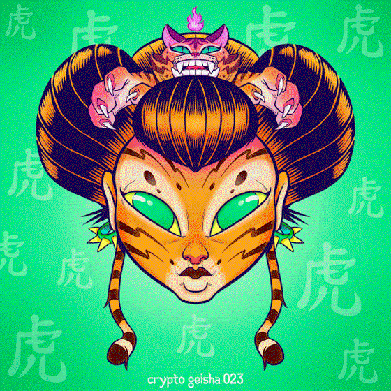 Crypto Geisha 023 - Tigress