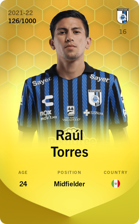 Raúl Torres 2021-22 • Limited 126/1000