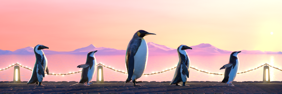 Five Penguins #2621